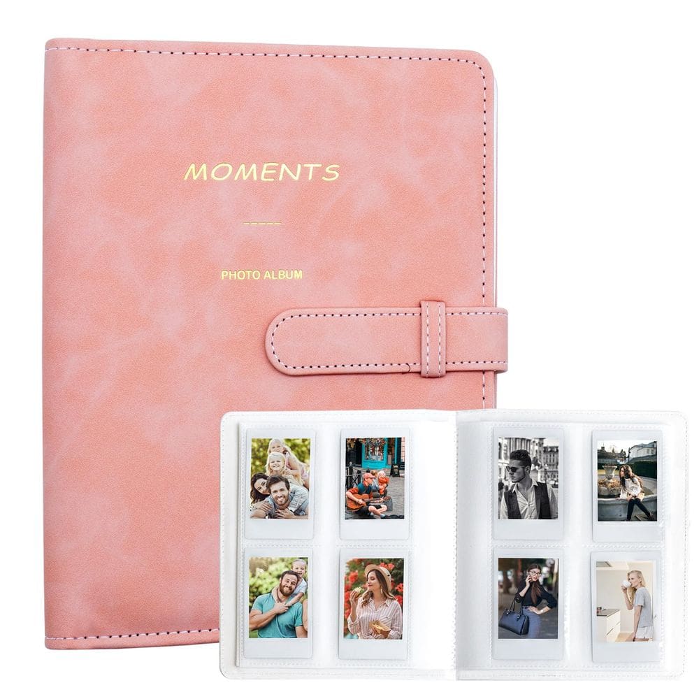 Álbum de fotos Tugle 256 bolsos para Polaroid/Instax Mini Pink