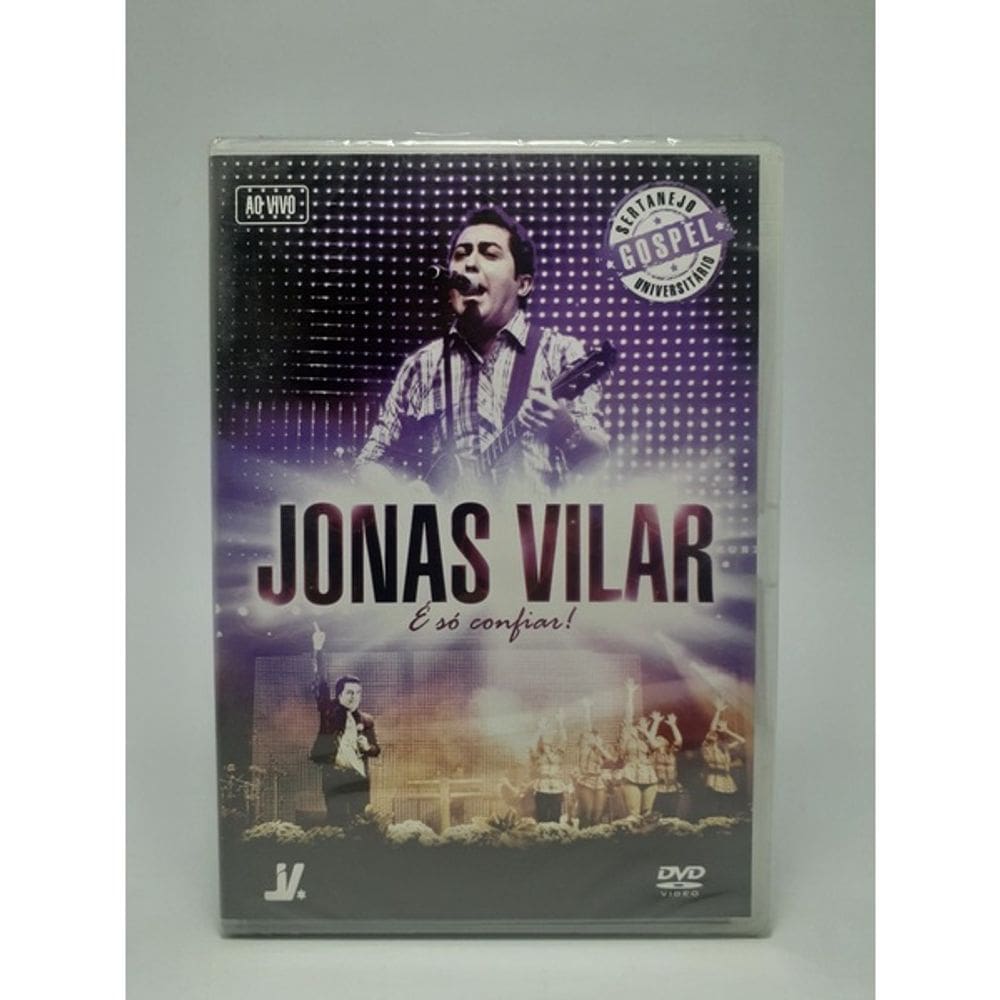Dvd Jonas Vilar - E So Confiar