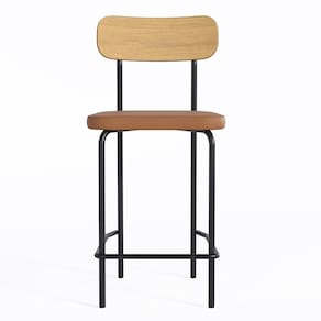 Banco Alto Student Preto-caramelo - Overseas