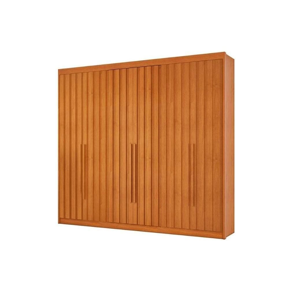 Guarda Roupa Casal 6 Portas Ripadas E 8 Gavetas Grécia Cinamomo Conquista