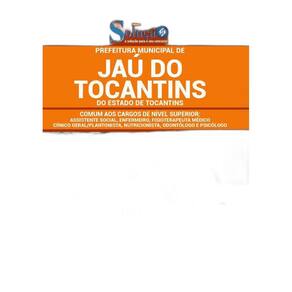 Apostila Prefeitura Jaú Do Tocantins - Cargos Nível Superior