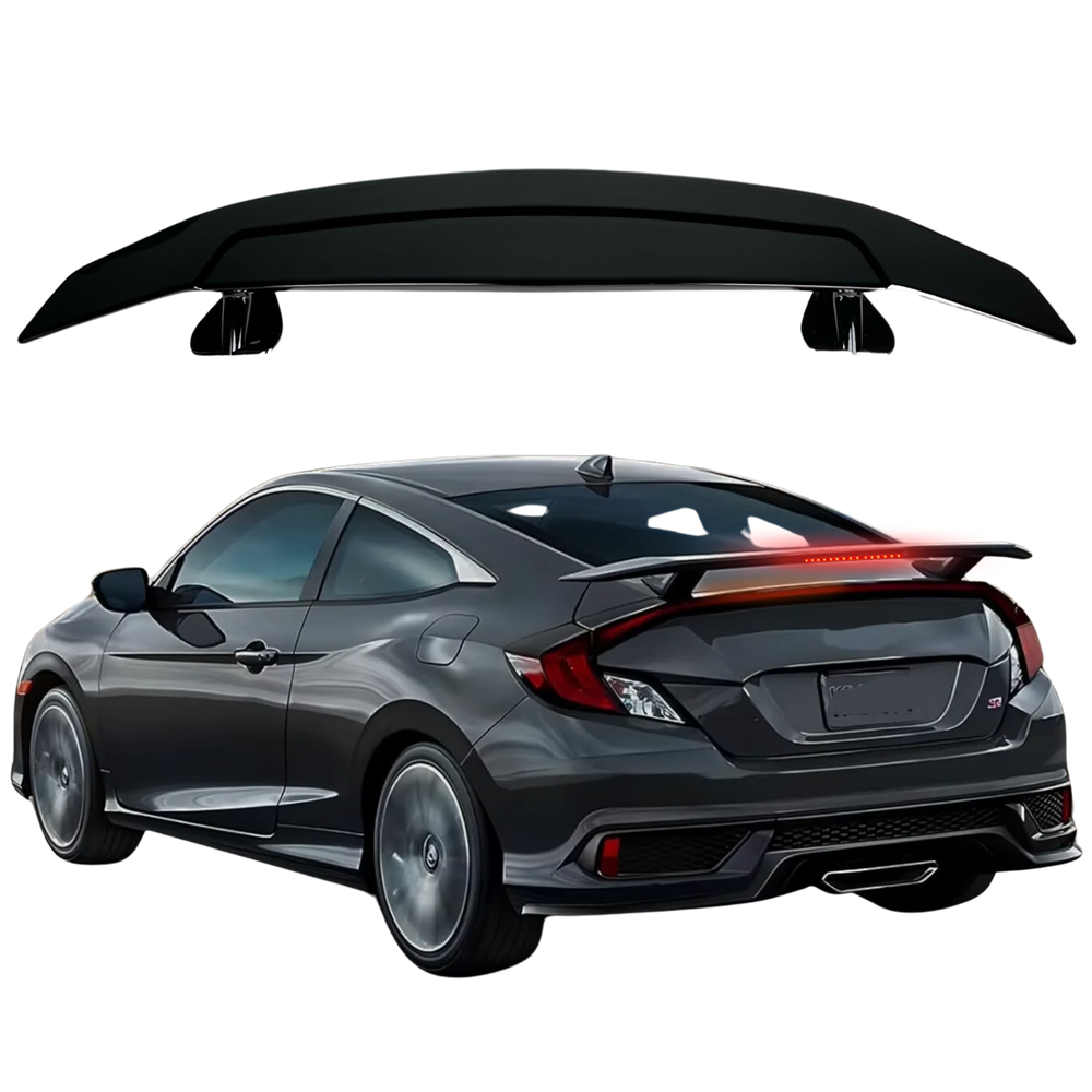 Aerofólio Traseiro Universal Civic Corola Hb20 Luz de Freio