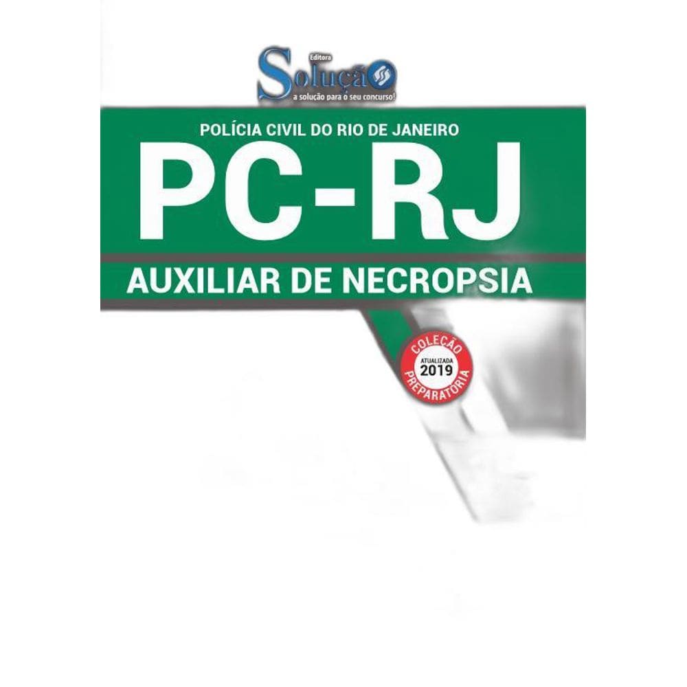 Apostila Concurso PCRJ 2019  Auxiliar de Necropsia