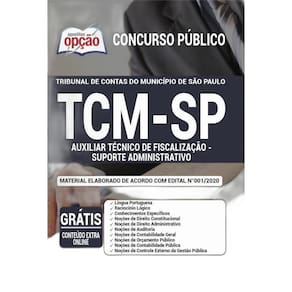 Apostila Tcm-Sp 2020 - Auxiliar Técnico - Admin