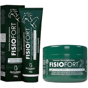 Kit 5 Pomada Massageadora Fisiofort Arnica Mentol Cânfora