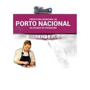 Apostila Prefeitura Porto Nacional TO 2019 Merendeira