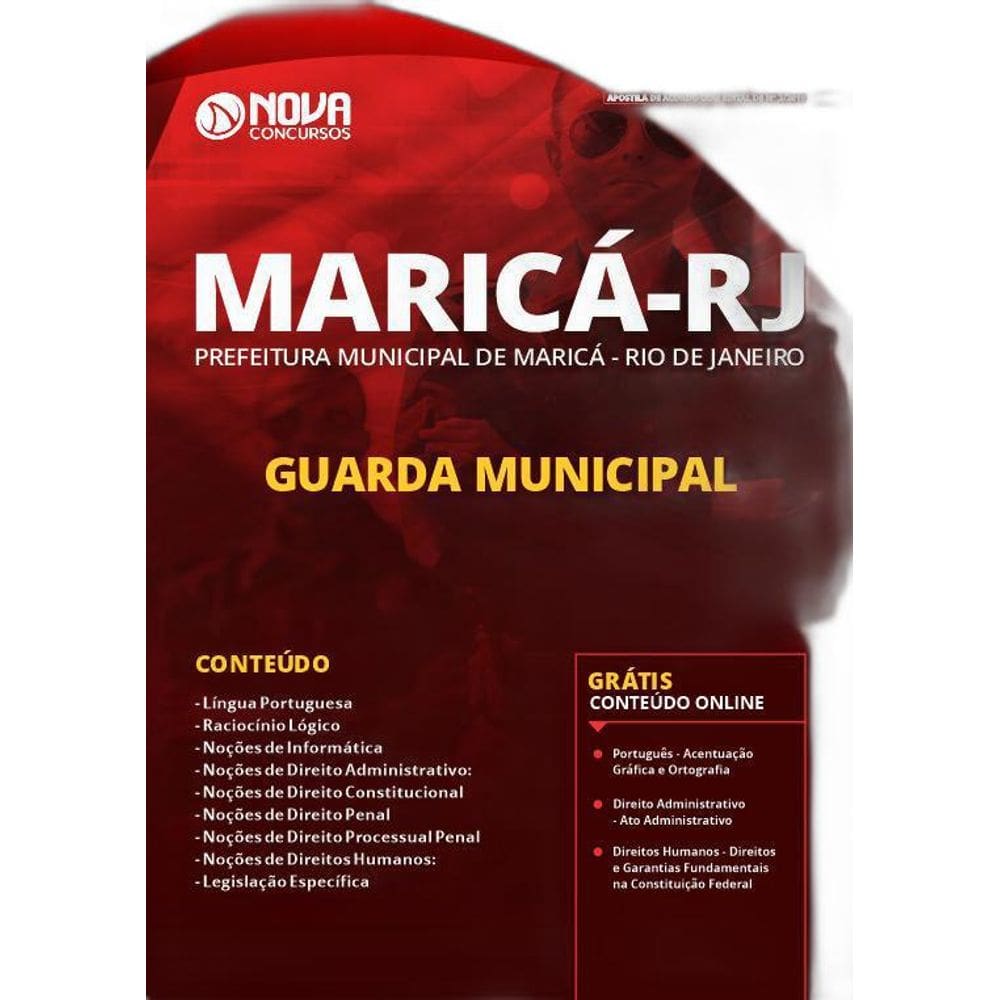 Apostila Prefeitura Maricá RJ - Guarda Municipal