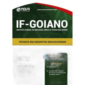 Apostila IF Goiano 2019 Técnico Assuntos Educacionais
