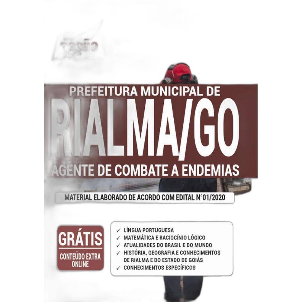 Apostila Concurso Rialma Go - Agente De Combate As Endemias
