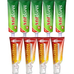 Kit 5 Creme Mil Dores 100G + 4 Pomada Massageadora Milagrosa