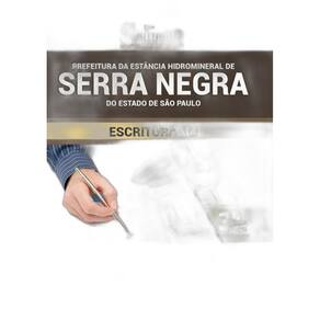Apostila Prefeitura De Serra Negra Sp - Escriturário