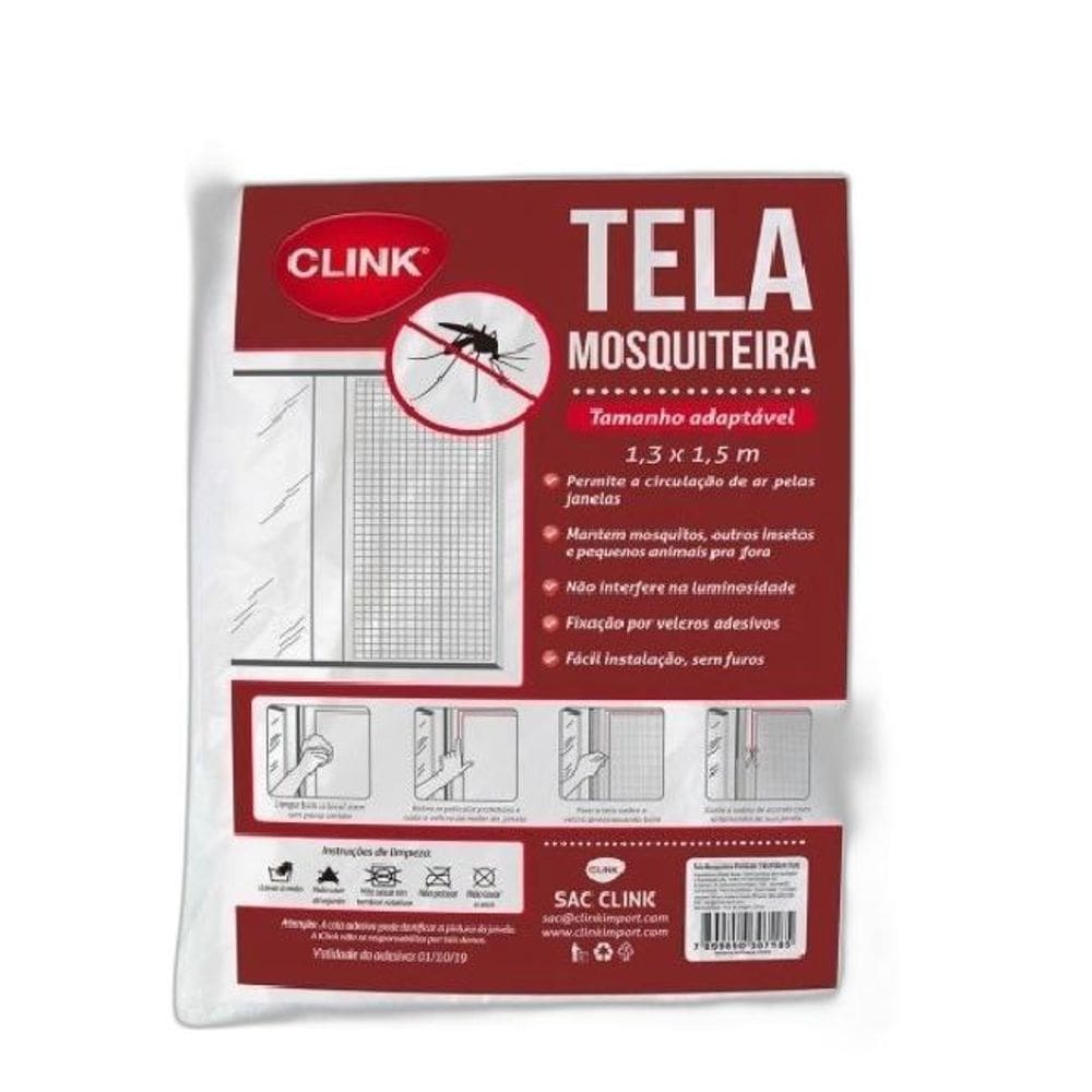 Tela Mosquiteira Protetor Ajustável Para Janelas 130 X 150