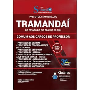 Apostila Tramandaí Rs - Comum Aos Cargos De Professor