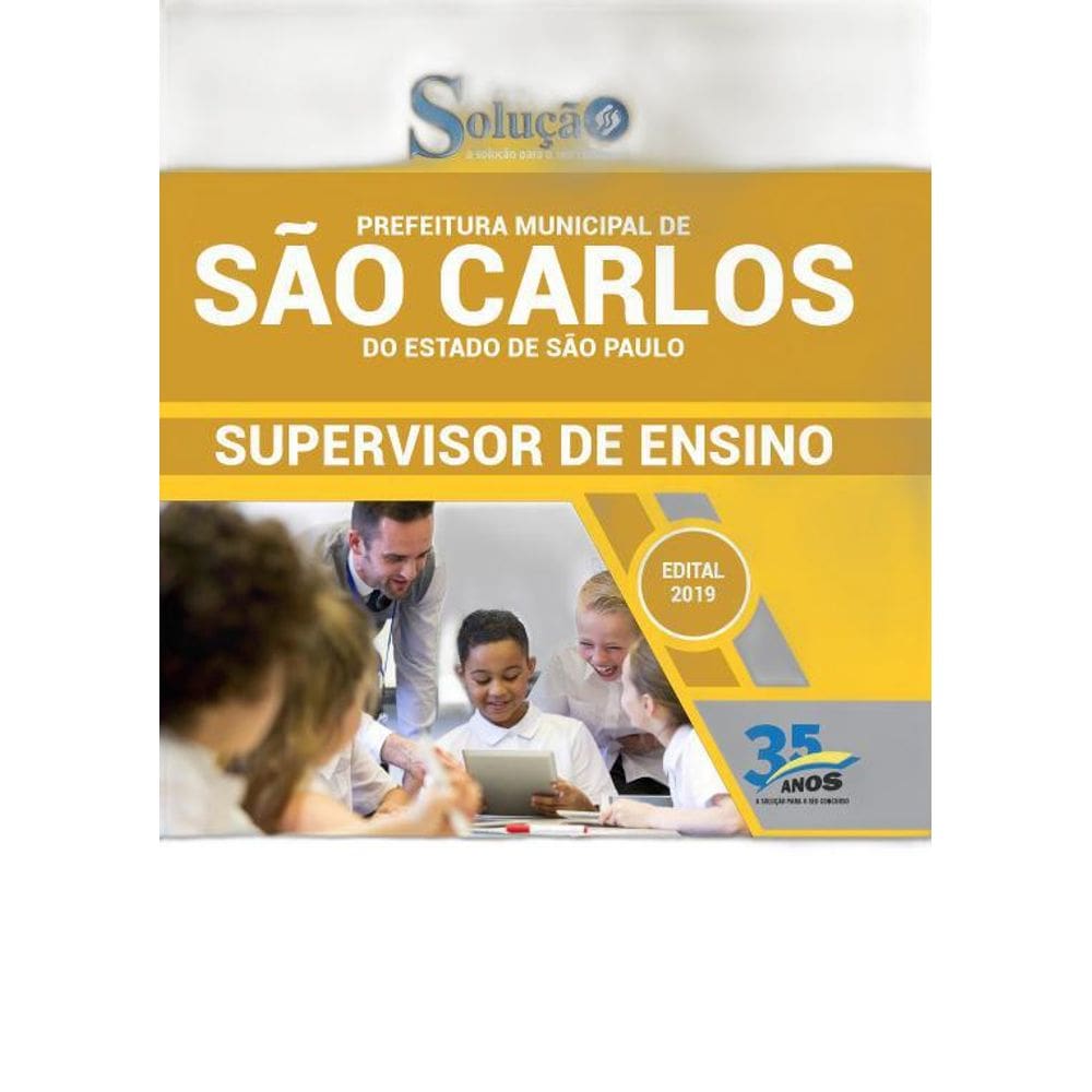 Apostila São Carlos  SP 2019  Supervisor de Ensino