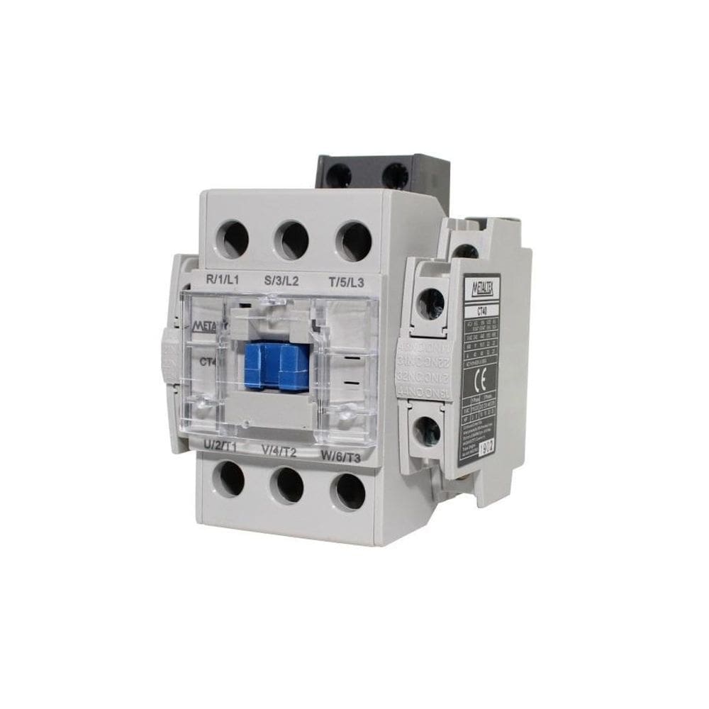 Contator Trip. 40A/Ac3 220Vca Aux 2Na+2Nf Ct40 Metaltex