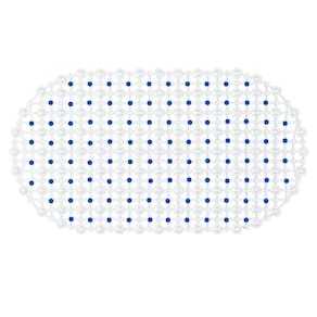Tapete Para Box Cristal Oval Antiderrapante