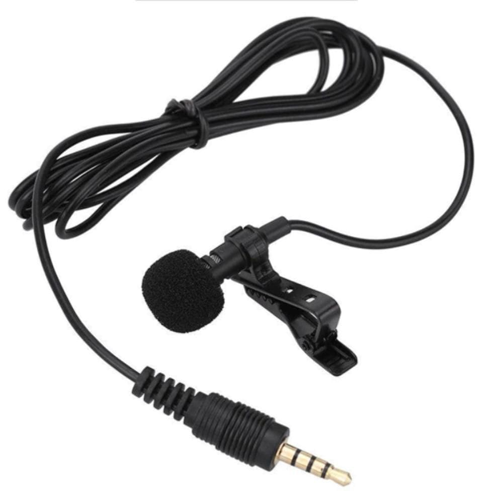 Microfone Lapela Com Clip Para Celular Smartphone Stereo