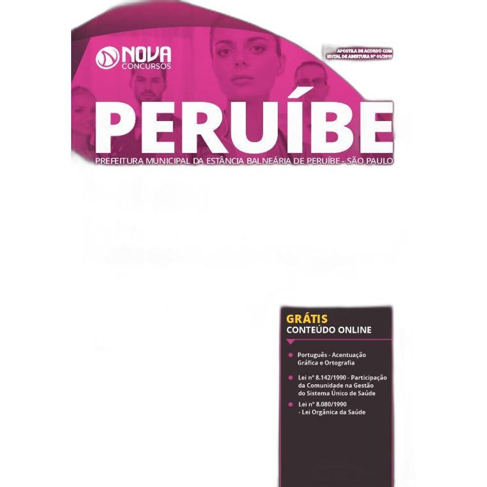 Apostila Peruíbe Sp 2019 - Técnico De Enfermagem