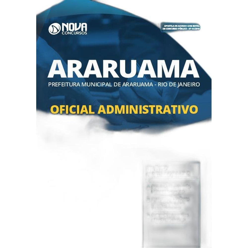 Apostila Prefeitura De Araruama Rj - Oficial Administrativo