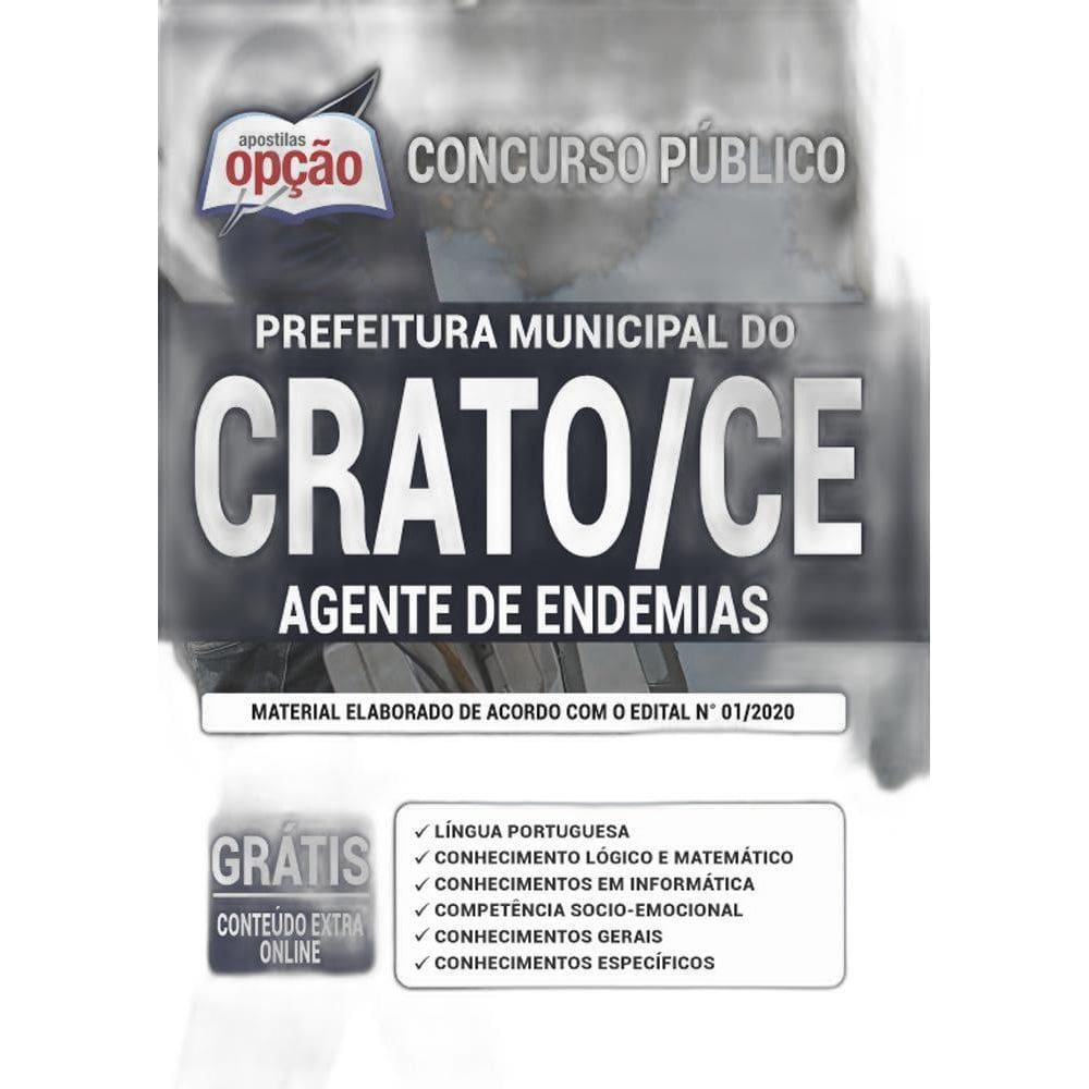 Apostila Concurso Crato Ce - Agente De Endemias