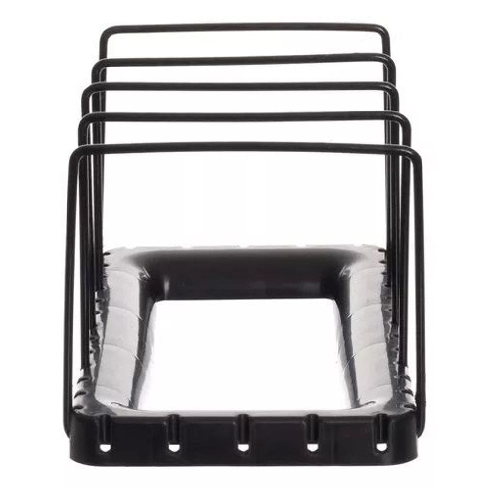 Organizador De Formas E Travessas Para Armário Preto