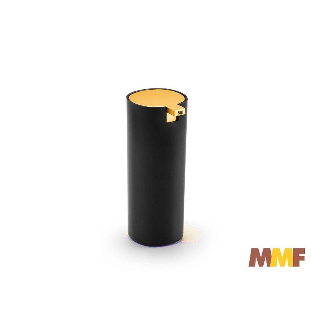 Dispenser  Para  Detergente Preto/Dourado Fosco