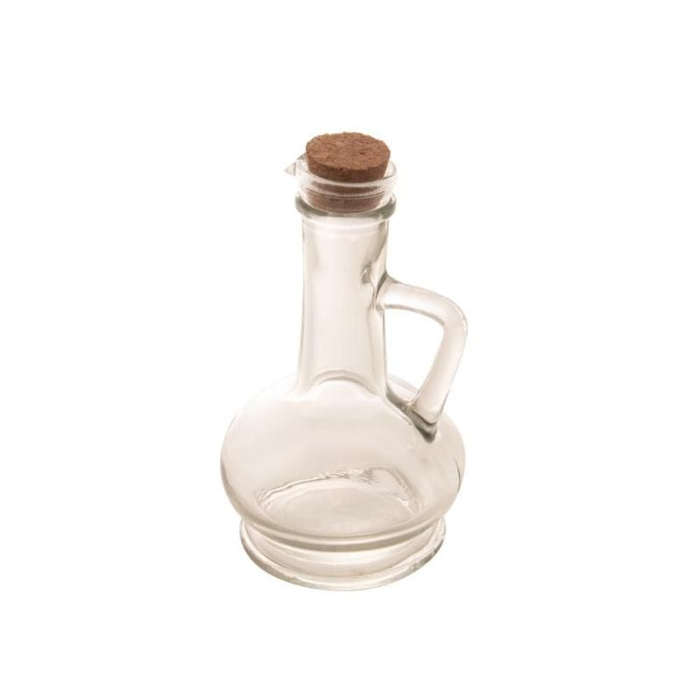Pote De Vidro Com Tampa De Rolha 230Ml