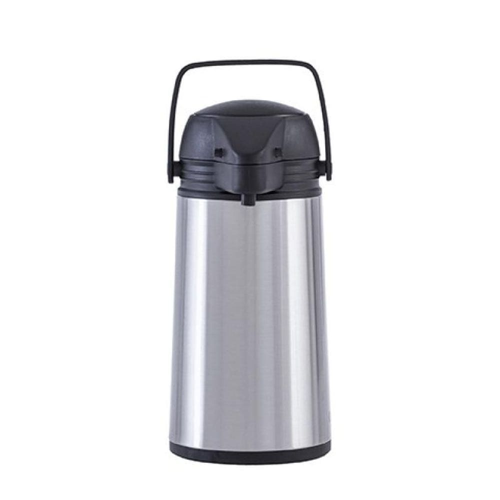 Garrafa Inox Ampola De Vidro Com Bomba 1 Litro