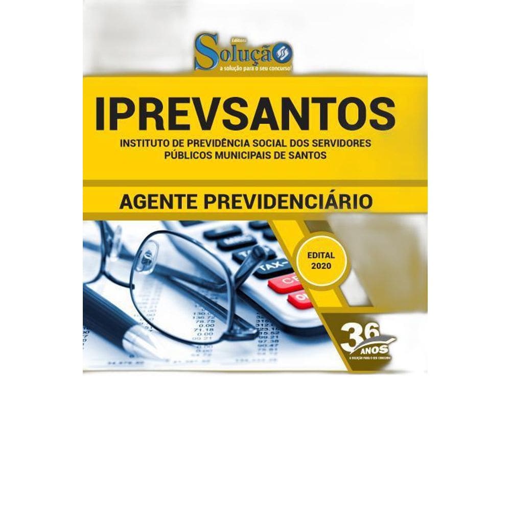 Apostila Iprev Santos Sp - Agente Previdenciário