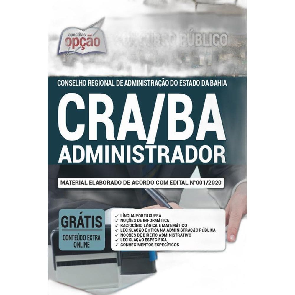 Apostila Concurso Cra Ba - Administrador