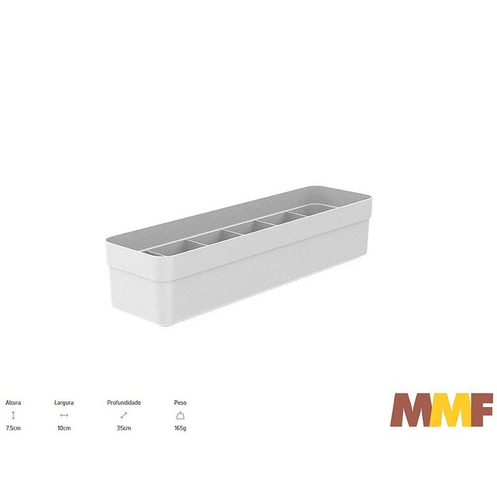 Organizador Colmeia Logic P Branco Fechado
