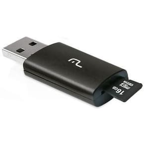 Pen Drive Com Cartão De Memoria de 16gb - Multilaser