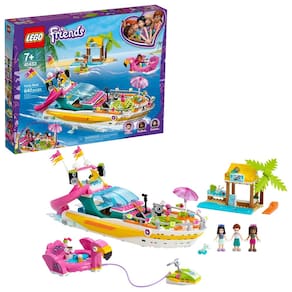 Barco de brinquedo LEGO Friends Party Boat 41433 com 3 minibonecas