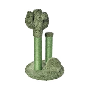 Cat Scratching Post Amazon Basics Cactus Triple Posts Green
