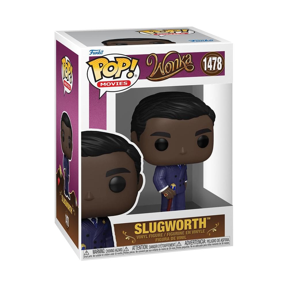 Funko Pop! Boneco de vinil Movies Wonka Slugworth de 10 cm