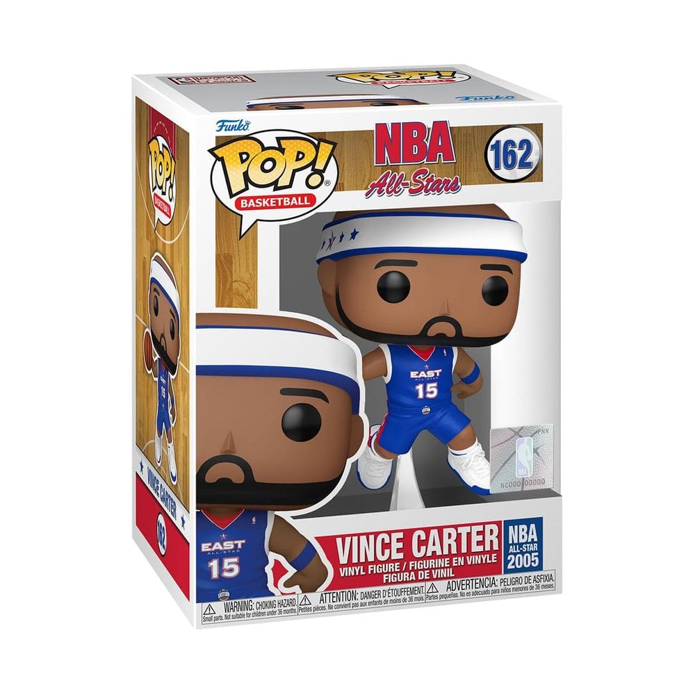 Boneco de vinil Funko Pop! Vince Carter All-Star, lendas da NBA