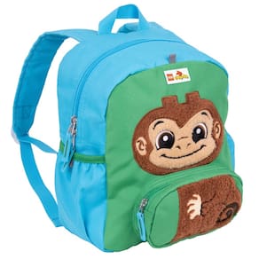Mochila LEGO DUPLO BLOCK School Monkey de tamanho infantil