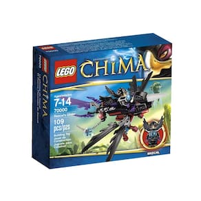 Brinquedo LEGO Chima Razcal Glider 70001 com CHI para crianças com 6 cm