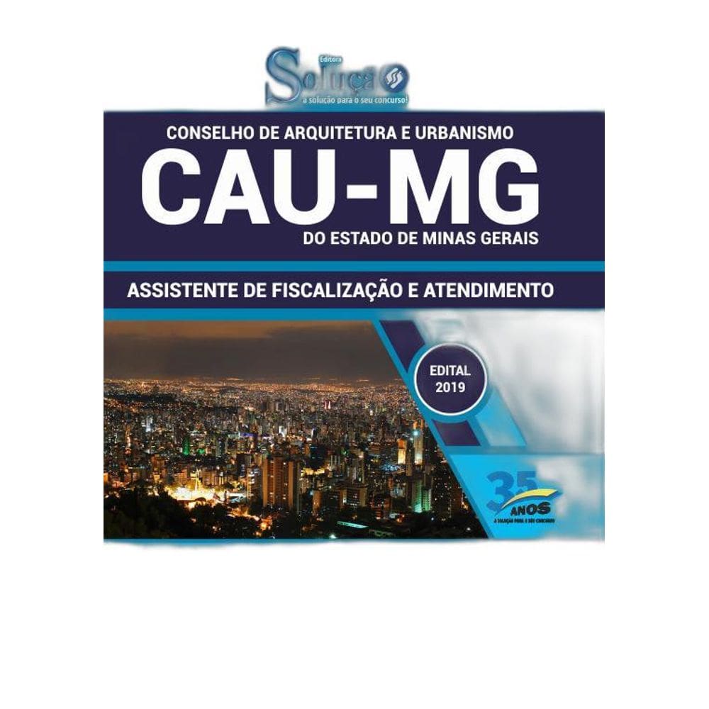 Apostila CAU MG 2019 Assistente de Fiscalização