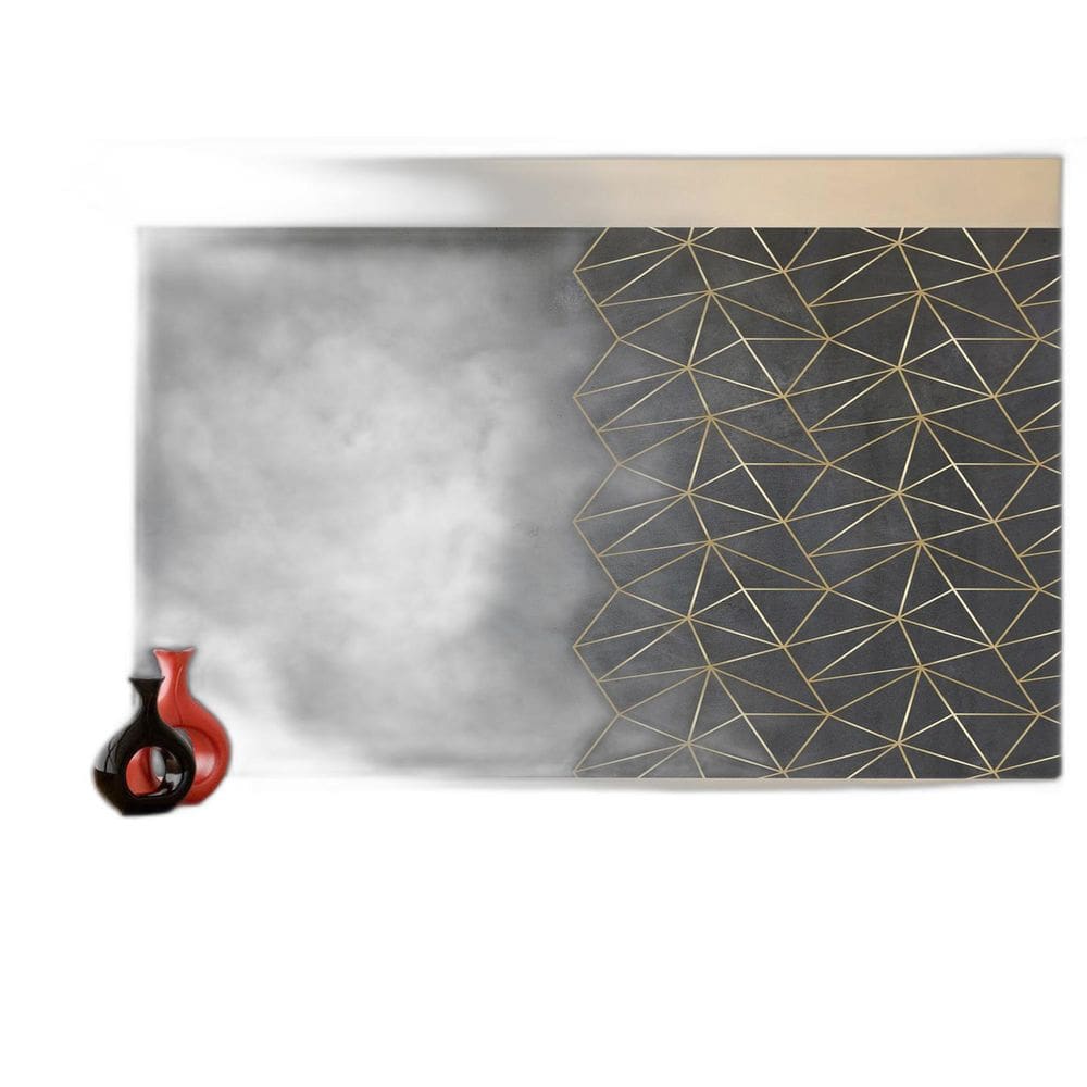 Papel De Parede 3D Concreto Queimado Risco Bege 3,5M Kkt122