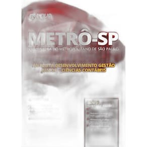 Apostila Metrô Sp - Analista Gestão Jr - Ciências Contábeis