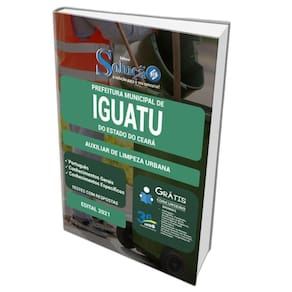 Apostila Concurso Iguatu Ce - Auxiliar De Limpeza Urbana