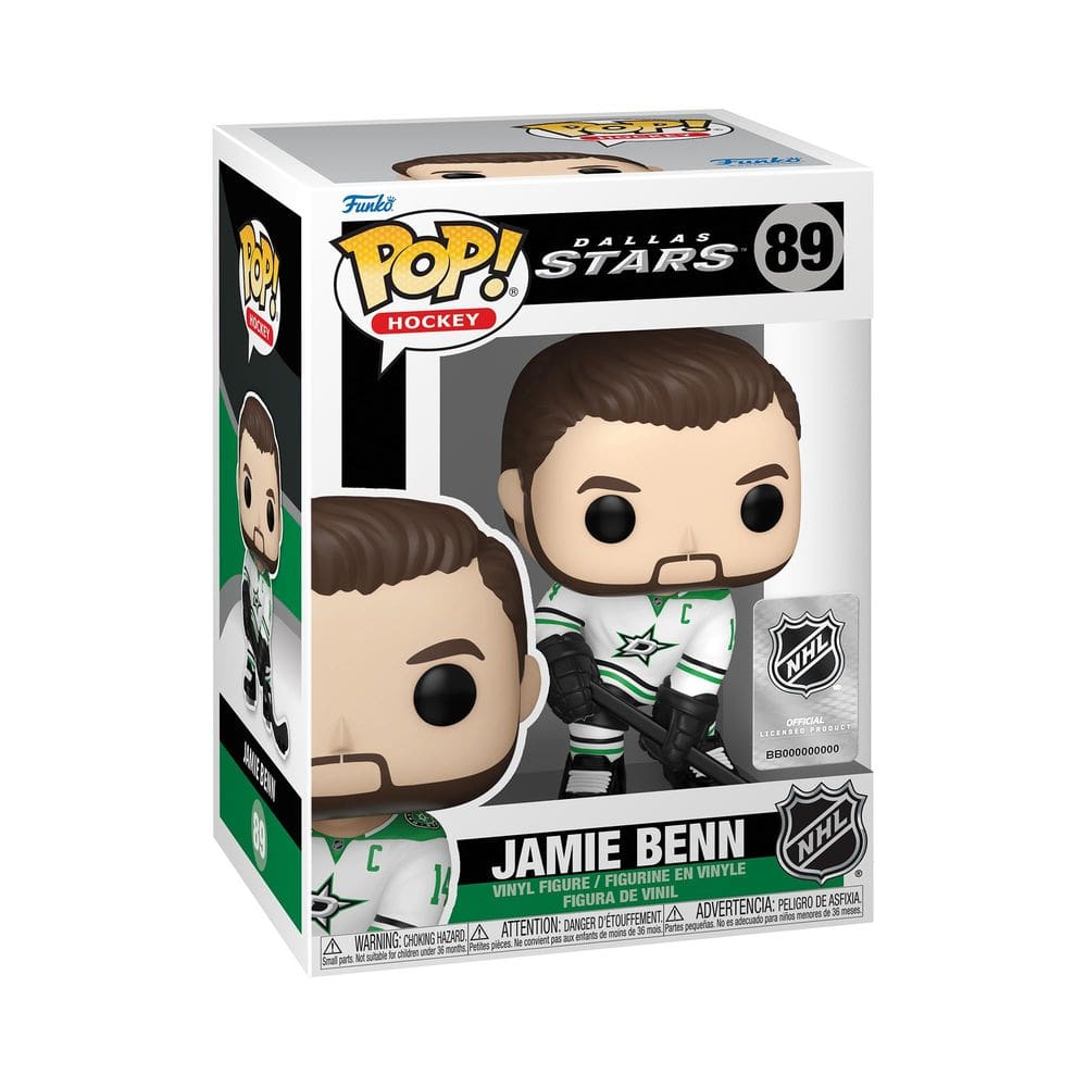 Estatueta Funko Pop! NHL: Estrelas - Jamie Benn 10cm