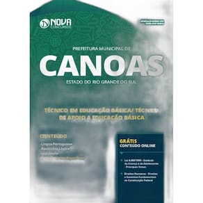 Apostila Canoas RS 2019 Técnico em Educação Básica