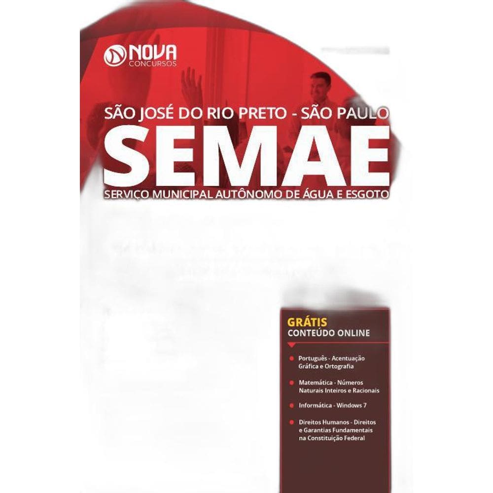 Apostila Semae Rio Preto Sp - Cargos Nível Médio E Técnico
