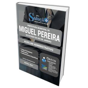 Apostila Miguel Pereira Rj - Auxiliar Administrativo