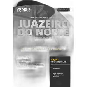 Apostila Juazeiro do Norte CE 2019 Agente de Trânsito