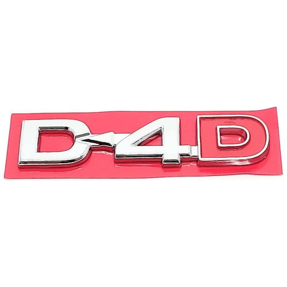 Emblema Letreiro Cromado D-4D Toyota Hilux Sw4 2005 À 2015
