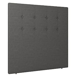 Cabeceira Cama Box Casal King Size Luana 193cm Linho Cinza - Desk Design