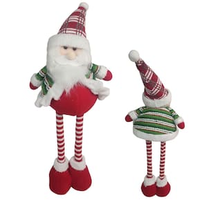 Papai Noel Natal Natalino Estica Perna Retratil Festa Fim de Ano Decoraçao Enfeite Evento Celebraçao Confraternizaçao Recepçao Casa Trabalho